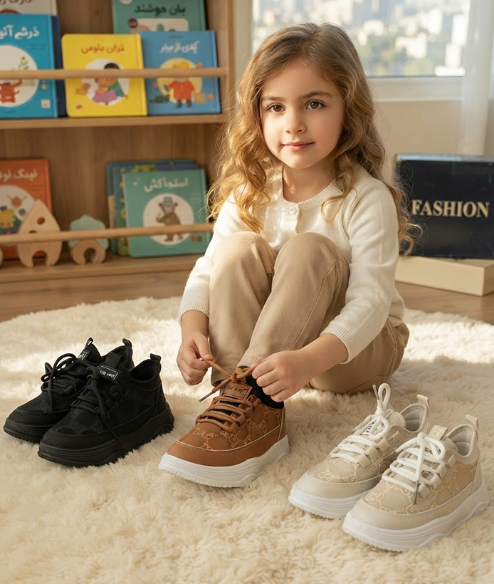 کتونی اسپرت بچگانه وارداتی FASHION